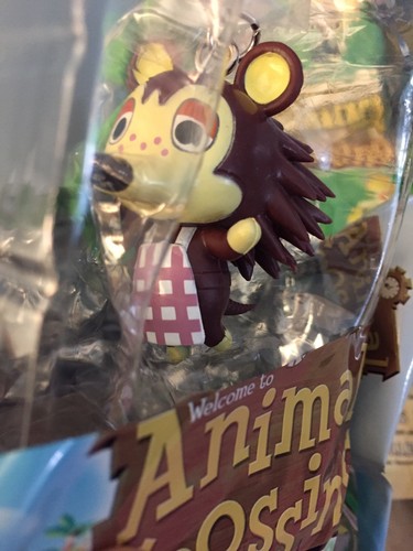 NINTENDO Animal Crossing Backpack Buddies Sable Clip-on Keychain Figure