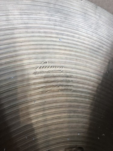 Paiste Ludwig Standard 18 Inch Medium, Black Label Logo, Swiss Made, VGC