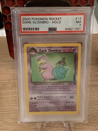 Pokemon Karte Dark Slowbro Team Rocket 1282 PSA 7