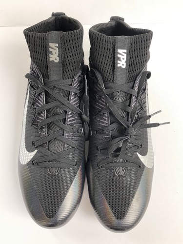 Nike Vapor Untouchable 2  Men's Football Cleats Black Silver 824470-002 11.5