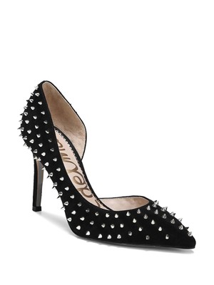 

SAM EDELMAN Женские черные кожаные туфли без шнуровки D Orsay Hadlee Toe Stiletto 7,5 м, Черный, G0843L3