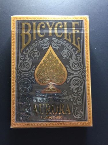 Aurora Playing Cards (sealed) 52 Cards New Gold Silver Cardistry Magic