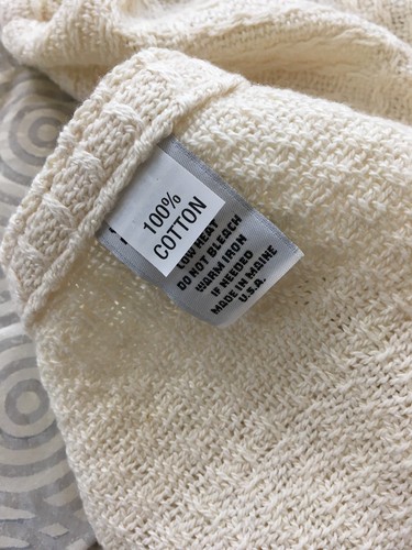 Brahms Mount Out of Production Cotton Baby Blanket Maine USA NEW