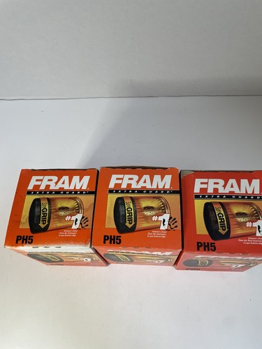 Engine Oil Filter-Extra Guard Fram PH5 Lot Of (3)