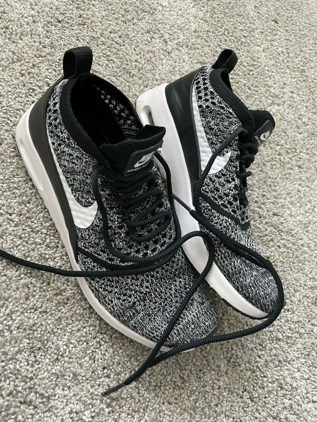 nike air max thea ultra flyknit black