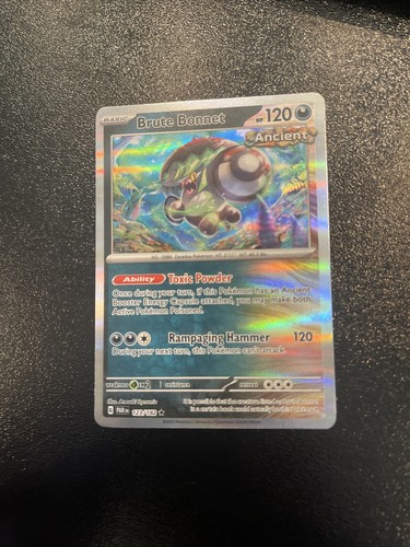 ブランケット Berry’s forest, Ghost’s castle SV04: Paradox Rift #123/182 Brute Bonnet Pokemon Card | eBay