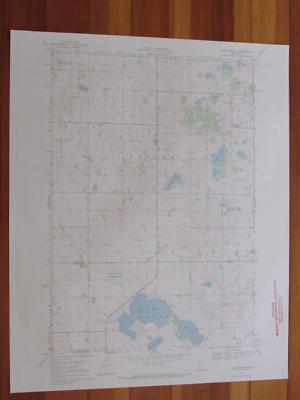 Lake Hassel Minnesota 1970 Original Vintage USGS Topo Map