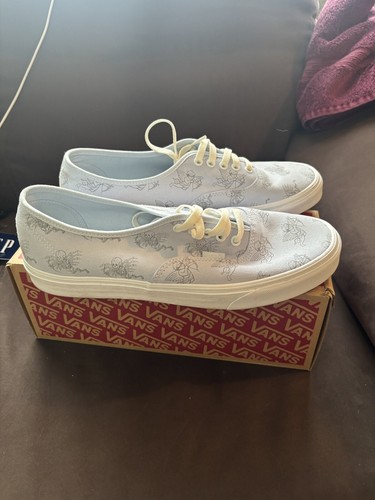 国内配送 VANS AUTHENTIC LOVE YOU TO DEATH BLUE Vans Authentic Love You To Death Print Sneaker in Blue for