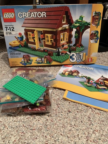 新品未開封　LEGO CREATOR 5766 3in1 LEGO Creator 5766 Log Cabin 3 in 1 Building Toy 355 Pieces 2011