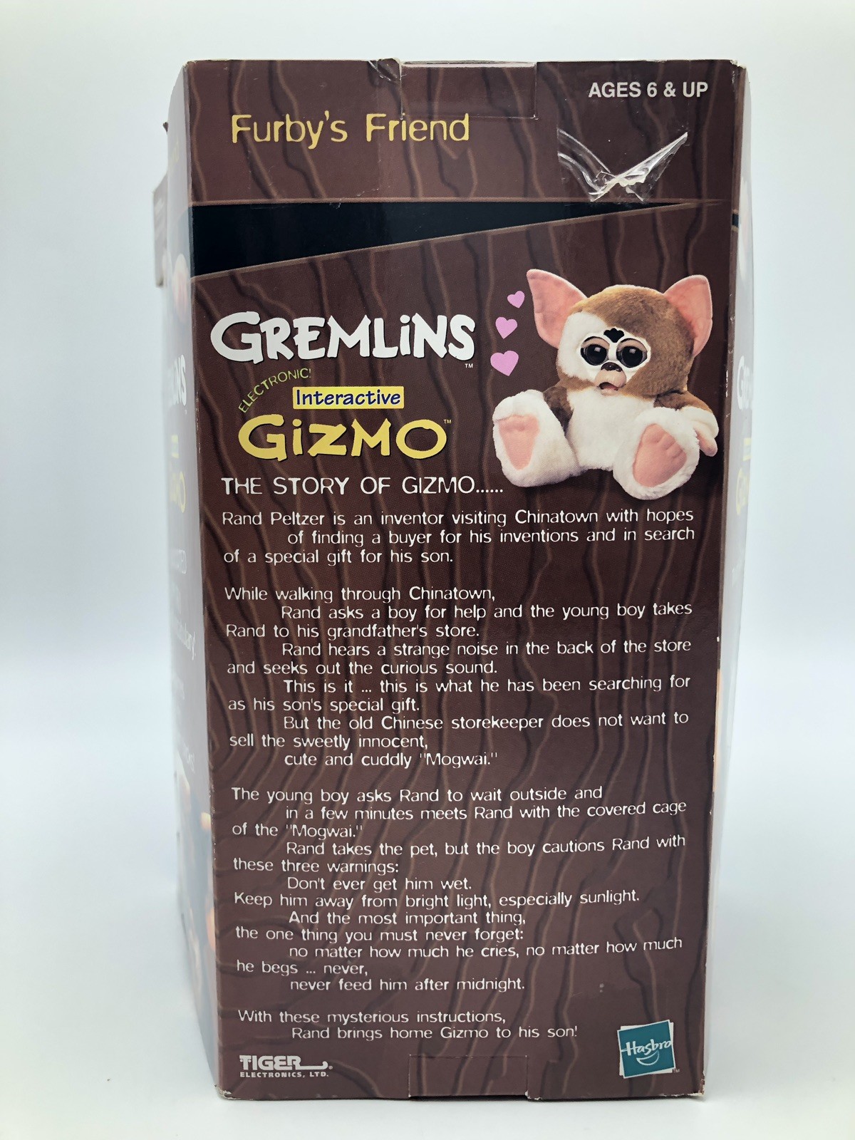 1999 Tiger Electronic Interactive Gremlins Gizmo Talks To Furby 70-691 Unopened