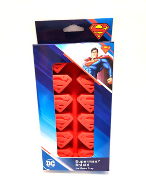 SUPERMAN SHIELD DC JELL-O/ICE CUBE TRAY