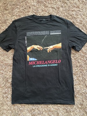Michelangelo La Creazione Di Adamo Tee Fashion MOMA Art Sz M