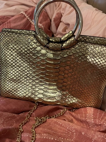 GIDEAL. chain shoulder mini bag【python】 Gucci GCC Exclusive Horsebit Gold Python Mini Shoulder Bag