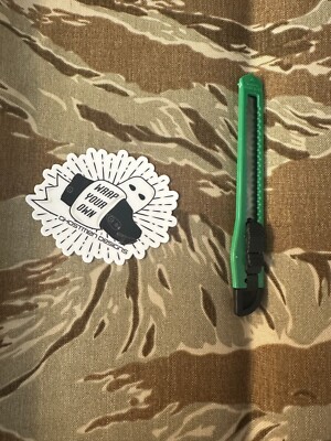 Ghostmen Designs DESERT TIGER CORDURA  Holster Wrap Kit 12'' X 15'' Adhesive Back