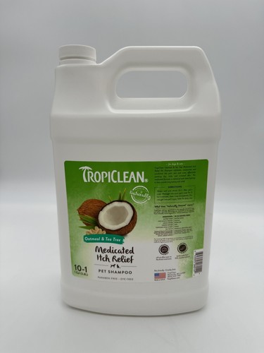 Tropiclean Oatmmeal & Tea Tree Medicated Itch Relieve Pet Sh