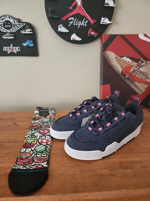 Adidas ADI2000 x Kevin Lyons size 11.5 Blue/White. GX6171. Free Stance Socks L.