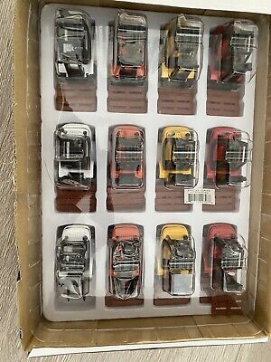 1:32 Welly Fork Lift Trucks Whole Box!! with Pallet Die cast Model Pullback Toy