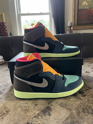 Nike Air Jordan 1 Retro High OG "Tokyo Biohack" Baroque Brown Men's Size US 10.5