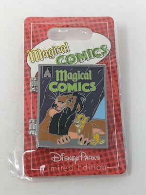Scar Simba The Lion King Disney Magical Comics Series LE Hinged Pin