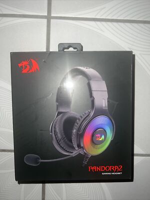 Redragon Pandora 2 Dynamic RGB Backlight Surround Sound Wired Gaming Headset 