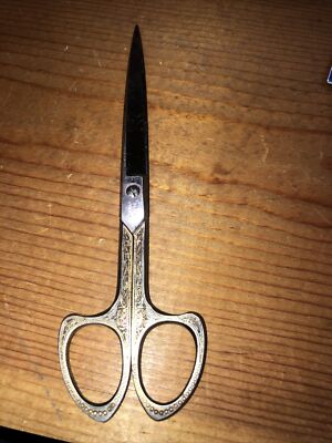 Vintage Bonsa Solingen art deco scissors, Germany, Boot image