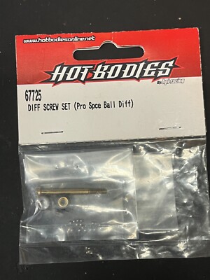 HB RACING 67725 Diff Screw Set Pro Spec Ball Diff