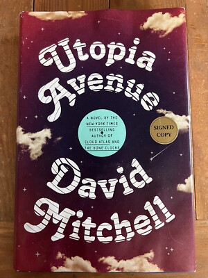 Utopia Avenue : A Novel by David Mitchell Random House HC Signed 1st Edition