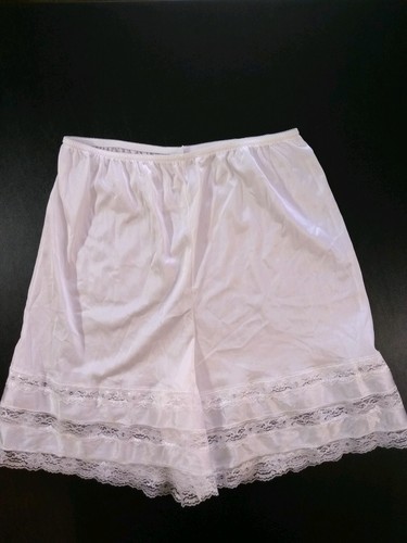 Nylon Slip Pettipants Lot Some Vintage L-XL White Black Ivory