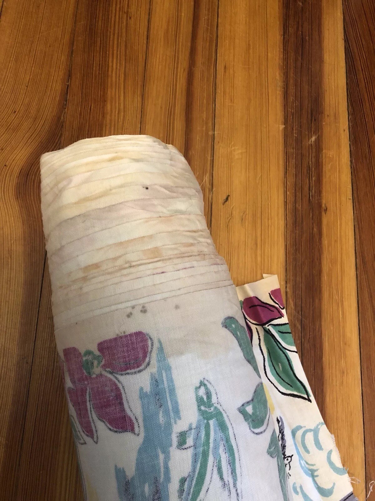 Vintage Ireland Travel Vacation Fabric - Devonshire Pembroke Ireland Island