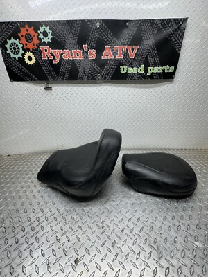 Mustang Black Original Wide Touring 2pc Seat Honda VTX1800S 2002-2006