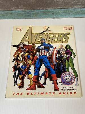 Avengers : The Ultimate Guide by Tom DeFalco (2005, Hardcover Coffee Table Book)