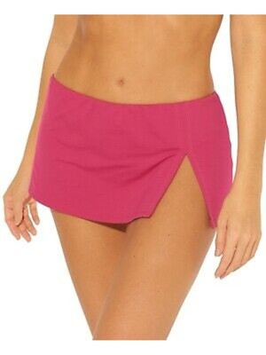 

BLEU Женская розовая эластичная юбка для плавания с разрезом и подкладкой с полным покрытием Низ купальника, Розовый