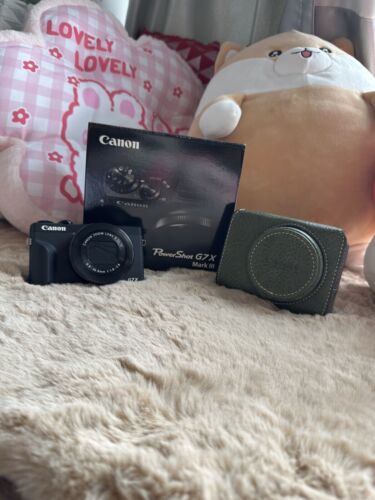 Canon PowerShot G7 X Mark III Digital Camera BLACK English Canon PowerShot G7 X Mark III Digital Camera BLACK English