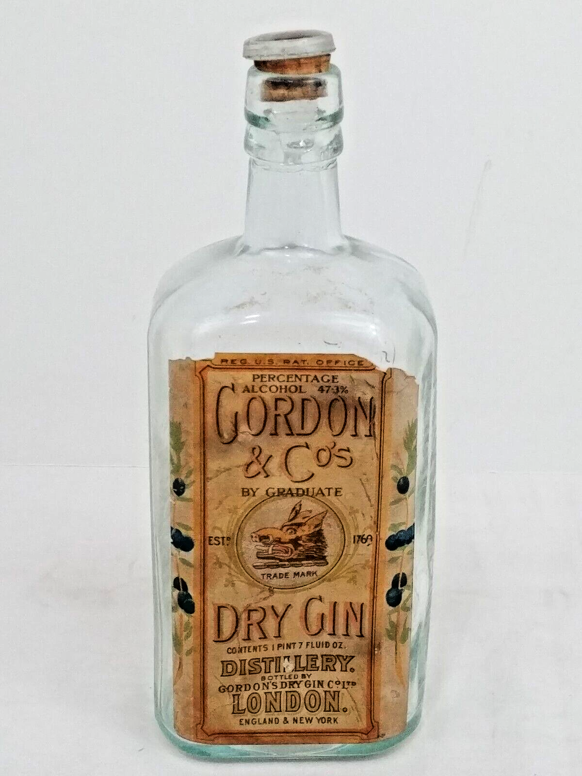 未開封 古酒 ゴードン ドライジン スピリッツ GORDON'S DRY GIN 未開栓】GORDON'S DRY GIN ゴードン ドライジンスピリッツ