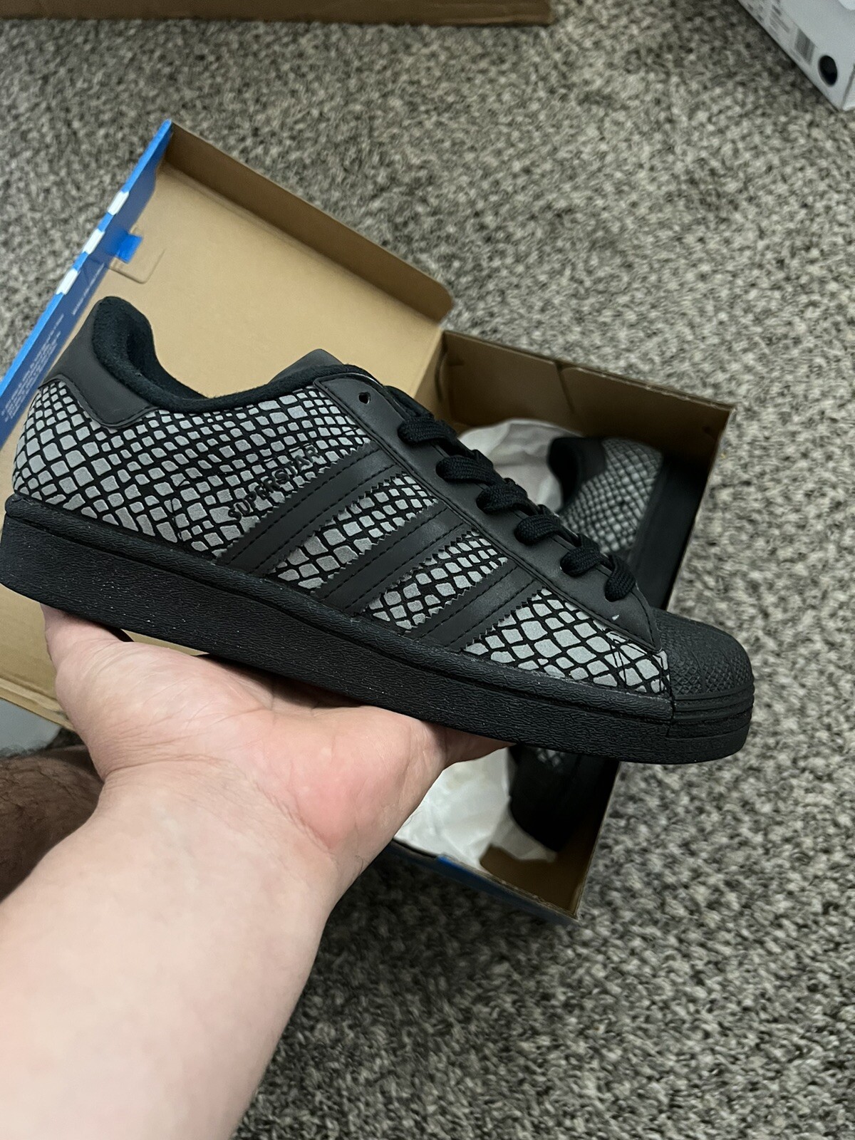 Japan limited'' atmos × Adidas Superstar R-SNK Reflector FY6014 NEW MEN'S  7: купить с доставкой из США, цена 23 387 руб - (325146544966)