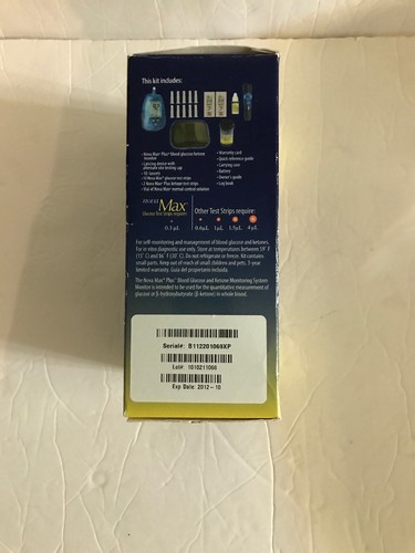 Nova Max Plus Blood Glucose Monitoring System