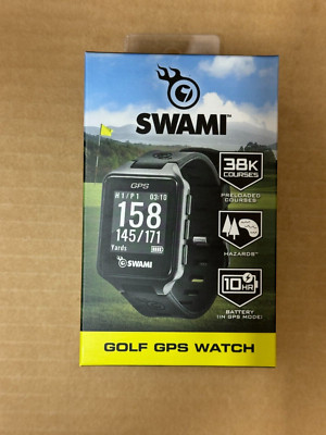 New Izzo Golf Swami GPS Watch Black 0557