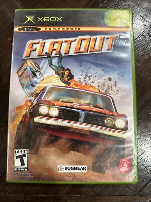FlatOut (Microsoft Xbox, 2005) Original Xbox Tested Works