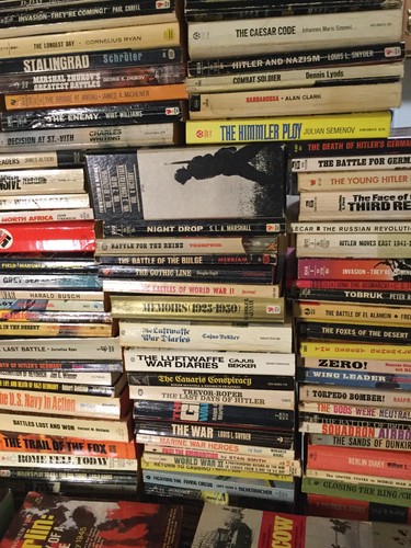 Incredible Collection Of 220 World War 2 Paperback History Books. Ballantine