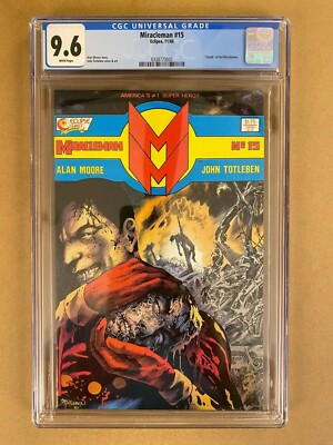 Miracleman #15 - Copper Age (11/88) - Death of Kid MM - CGC 9.6 - Alan Moore