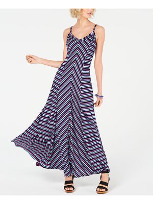 

LAUREN RALPH LAUREN Женское черное платье макси на тонких бретельках с V-образным вырезом, Черный