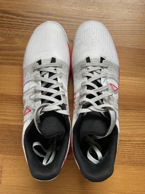KEMPA Attack One 2.0 Indoorschuhe Handball  Weiß/Rot EINMAL GETRAGEN 