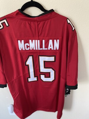 Tampa  Bay Buccaneers  Jalen McMillan stitched jersey Red Men s Extra Large
