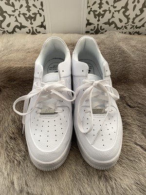 nike air force 1 sage trainers phantom white irridescent