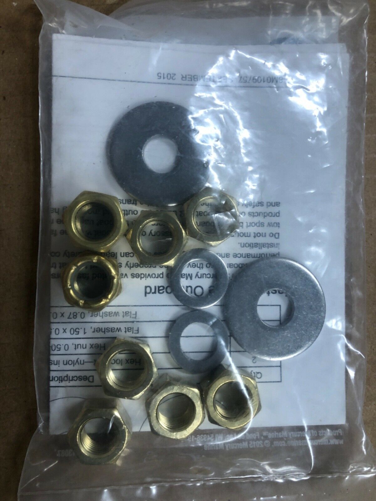 Mercury Marine Double Nut Kit 11-8M0109756 | eBay Mercury Marine Double Nut Kit 11-8M0109756 | eBay