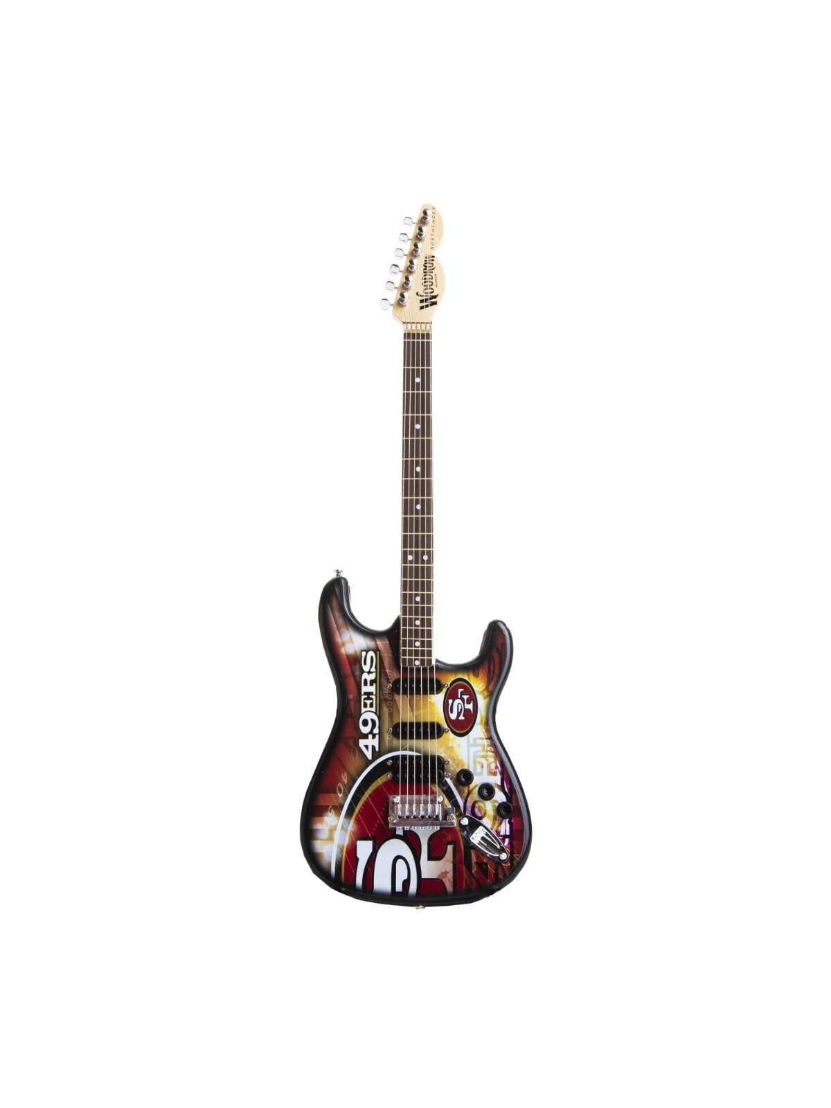 その他 Francisco Woodrow Guitar by San Francisco 49ers Collectible Mini