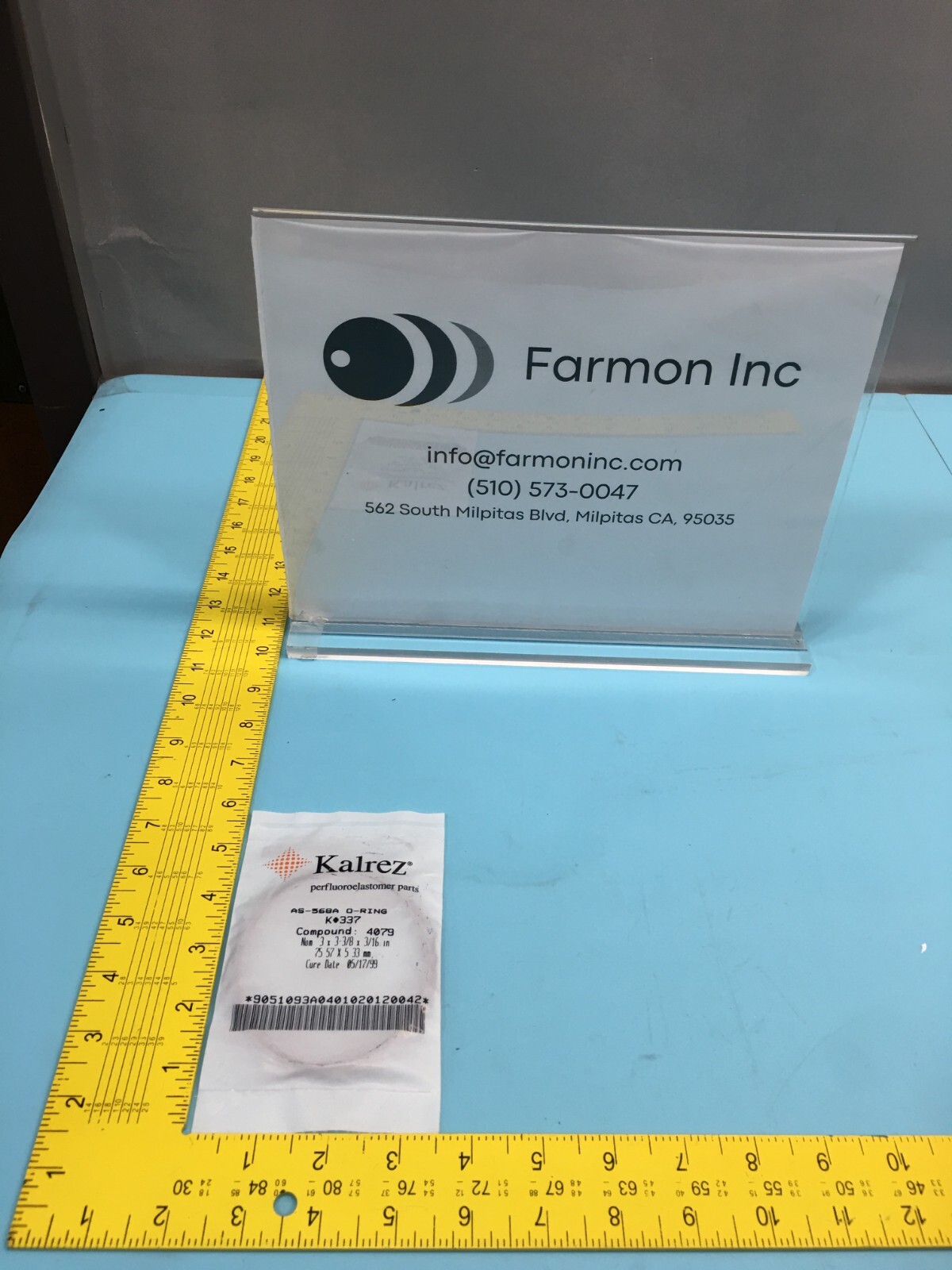 KALREZ AS-568A O-RING K#337, COMPOUND: 4079, AS-568A-337, 2-337, 136873