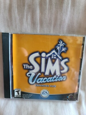 Shelf62g VINTAGE PC GAME/SOFTWARE~ The Sims vacation