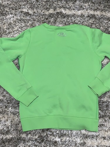 Under Armour Youth Girls Boys Sweatshirt Pullover Green Size M Youth Medium