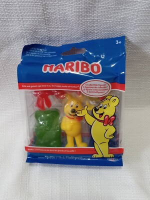 Haribo Candy Toy Figure 5pc Multi Pack: Goldbear, 2 Gummy Bears, Dino, Pineapple